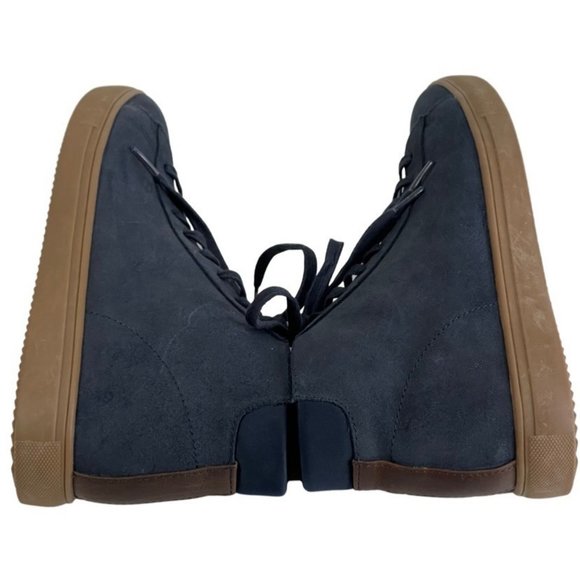 CLAE Bradley Mid Waxed Sued Deep Navy Size 10 main image 7